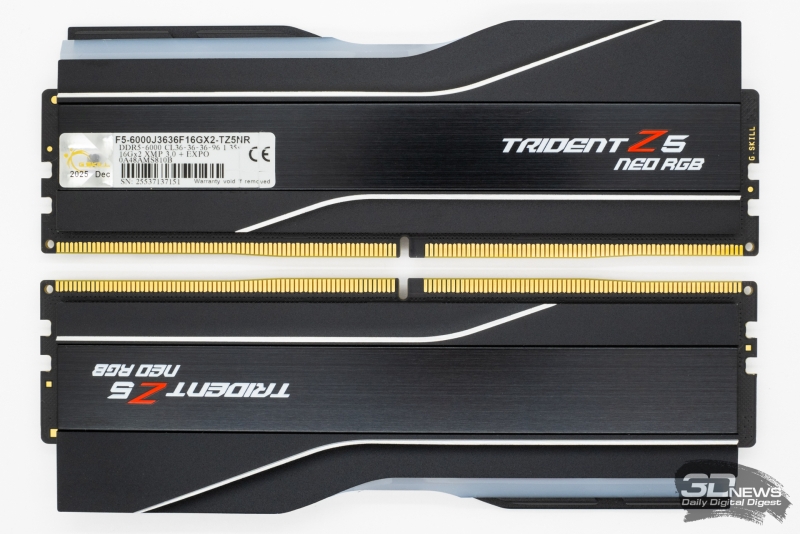 Ryzen и DDR5-6000 на чипах Samsung — G.Skill даёт добро