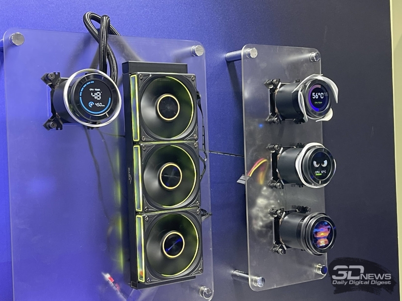 SAMA на Computex 2026: необычные корпуса, СЖО с двумя экранами и новые блоки питания