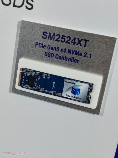 Silicon Motion представила SSD-контроллеры с PCIe 6.0 и скоростью до 28 Гбайт/с
