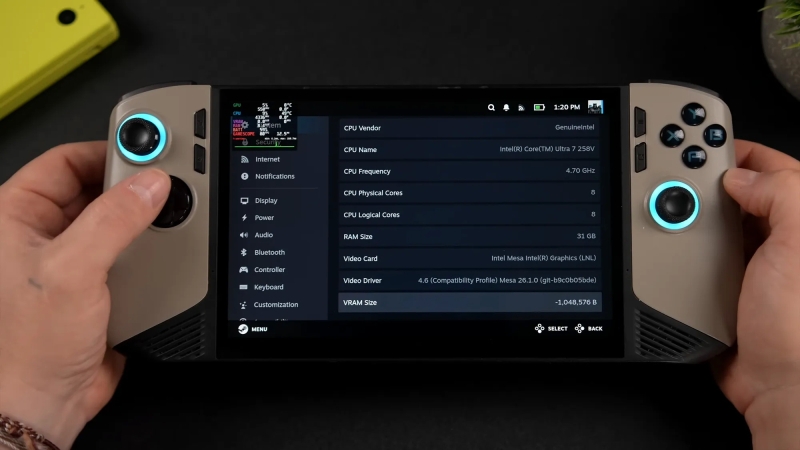 SteamOS научили работать с процессорами Intel и настольной видеокартой Arc B580